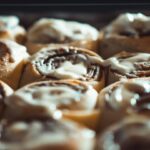 Cinnamon rolls with icing