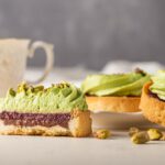 Pistachio dessert close-up